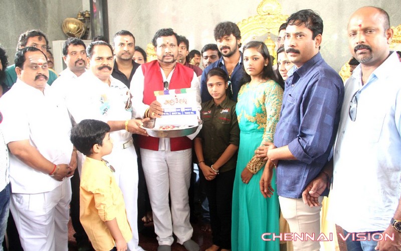 Anjeal Movie Pooja Photos by Chennaivision