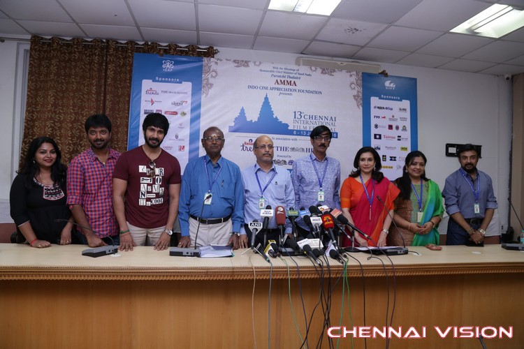 13th Chennai International Film Festival Press Meet Stills