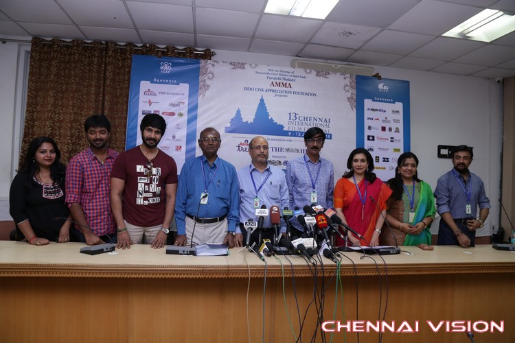 13th Chennai International Film Festival Press Meet Stills