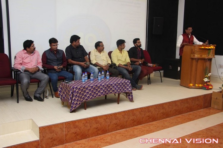 Aagam Tamil Movie Promotion at Loyola College Photos