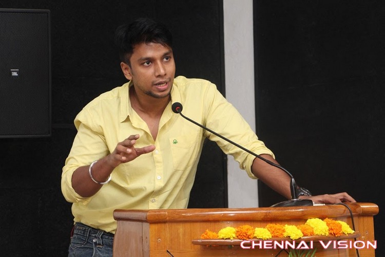 Aagam Tamil Movie Promotion at Loyola College Photos