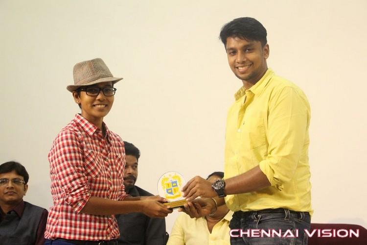 Aagam Tamil Movie Promotion at Loyola College Photos