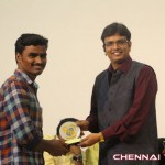 Aagam Tamil Movie Promotion at Loyola College Photos