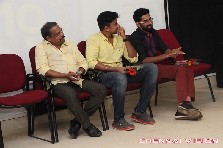 Aagam Tamil Movie Promotion at Loyola College Photos