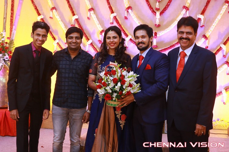 Tamil Actor Nakul Wedding Reception Photos