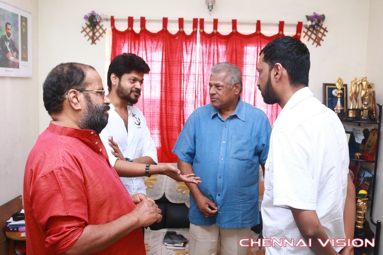 Delhi Ganesh and Maha Met Lyricist Na Muthukumar Photos