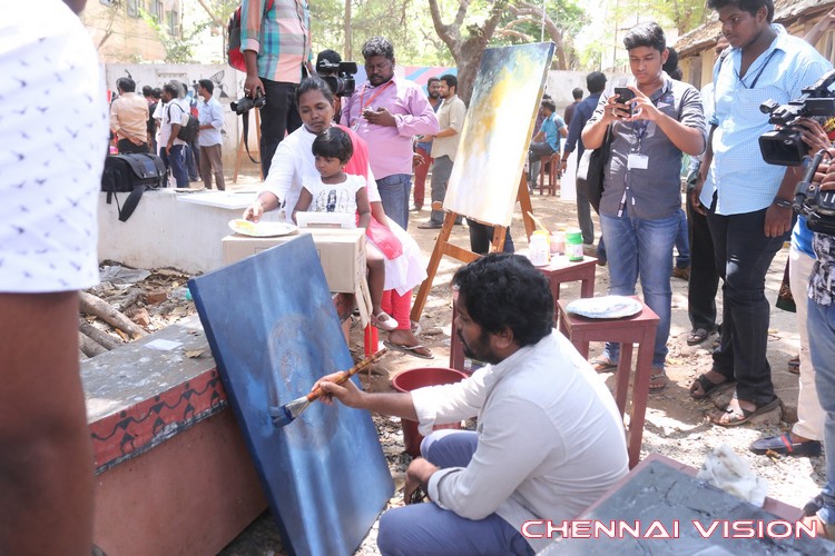 Ilayaraja 1000 by Paintings of 100 Artist's Inaugural Function Photos