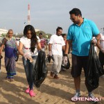 The Beach Clean-Up with Actress Sakshi Agarwal Photos