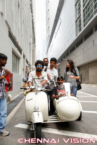 Chennai 2 Singapore Tamil Movie Working Photos