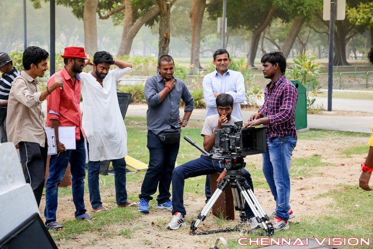 Chennai 2 Singapore Tamil Movie Working Photos