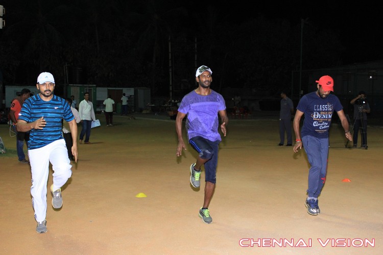 Lebara Natchathira Cricket Practice Photos by Chennaivision