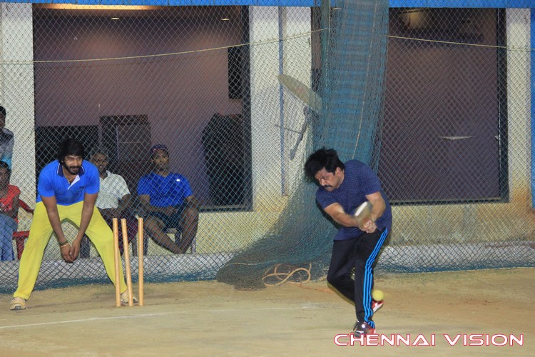 Lebara Natchathira Cricket Practice Photos by Chennaivision