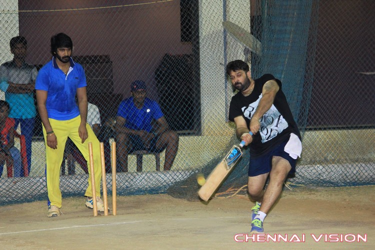 Lebara Natchathira Cricket Practice Photos by Chennaivision