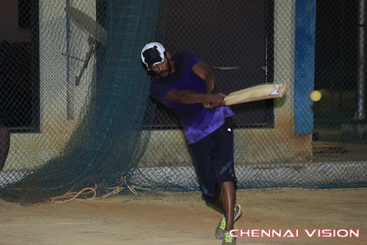 Lebara Natchathira Cricket Practice Photos by Chennaivision