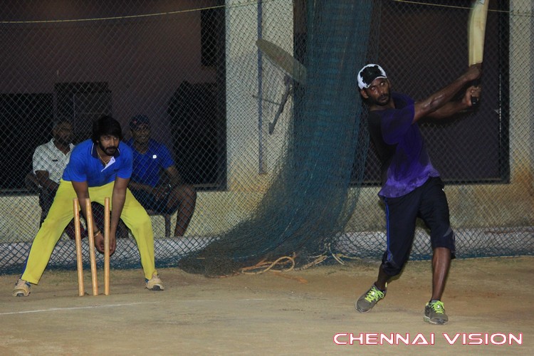 Lebara Natchathira Cricket Practice Photos by Chennaivision