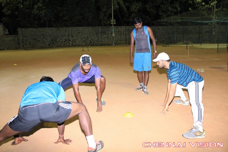 Lebara Natchathira Cricket Practice Photos by Chennaivision