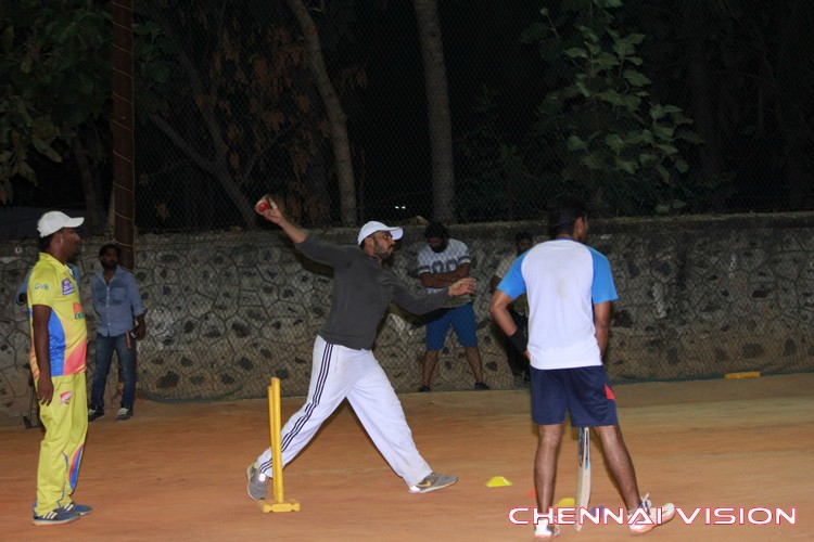 Lebara Natchathira Cricket Practice Photos by Chennaivision