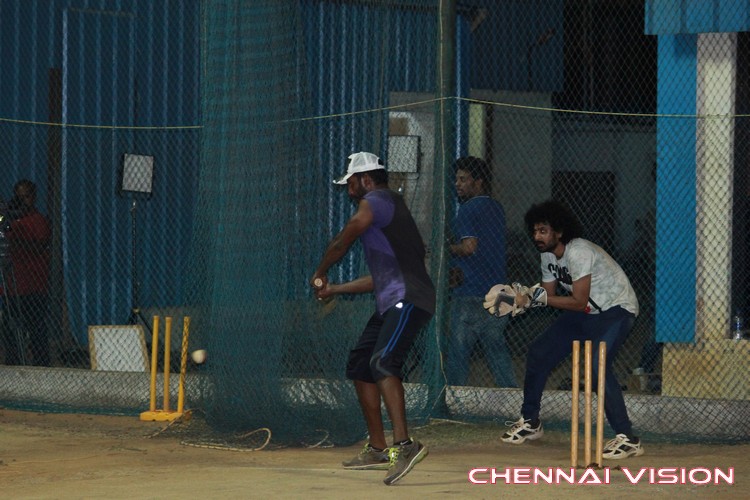 Lebara Natchathira Cricket Practice Photos by Chennaivision