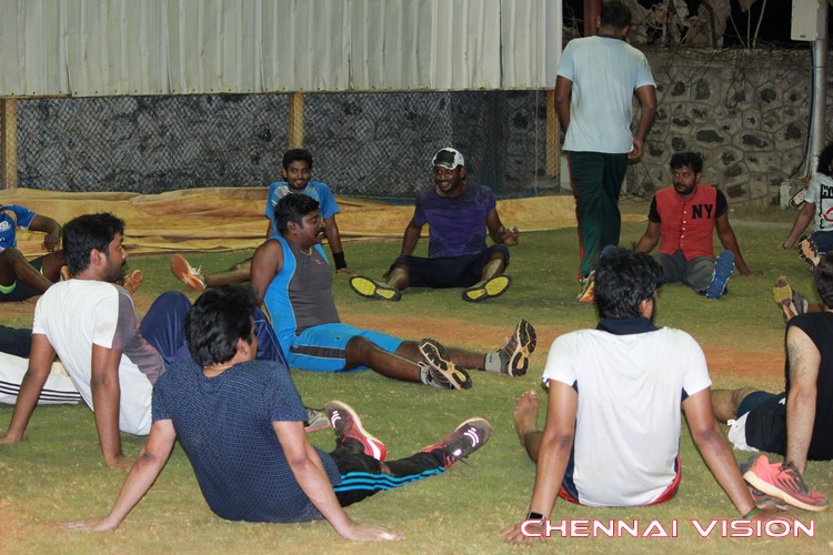 Lebara Natchathira Cricket Practice Photos by Chennaivision