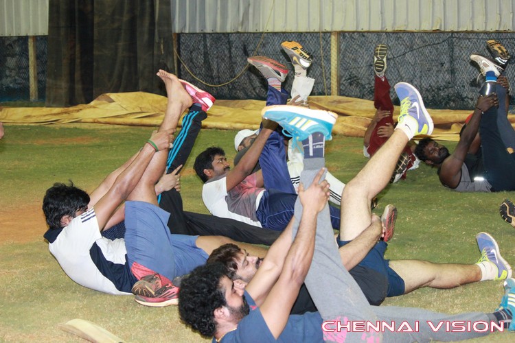 Lebara Natchathira Cricket Practice Photos by Chennaivision