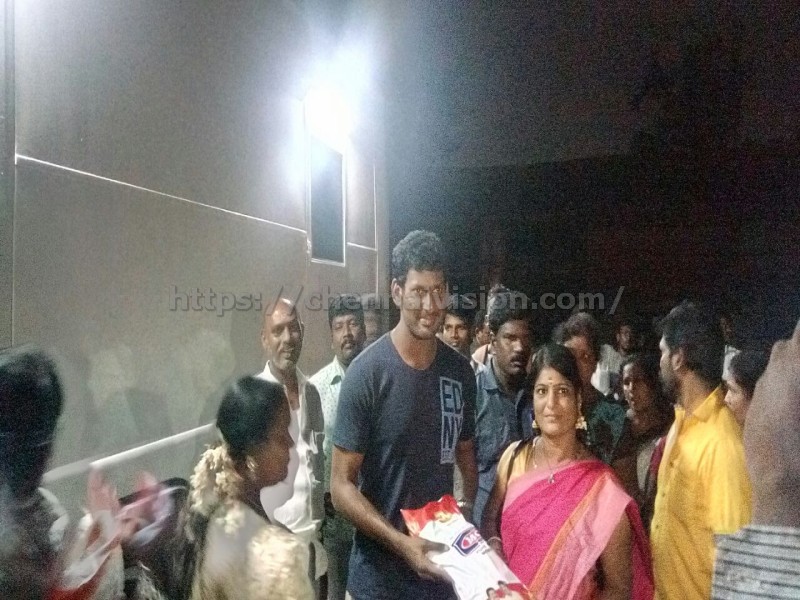 Actor Vishal Presented Diwali Gift Items to the Actor's Association Members Photos