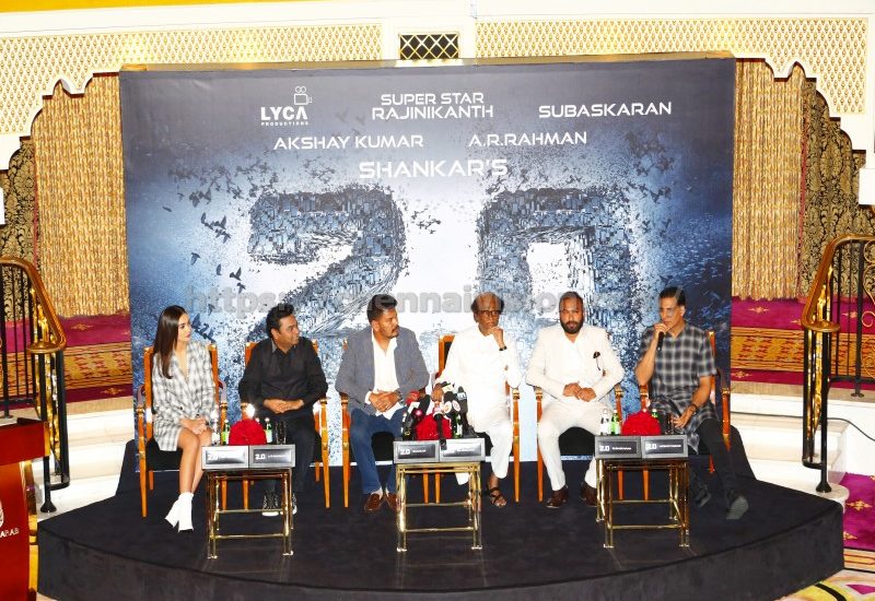 2.0 Movie Press Meet Stills