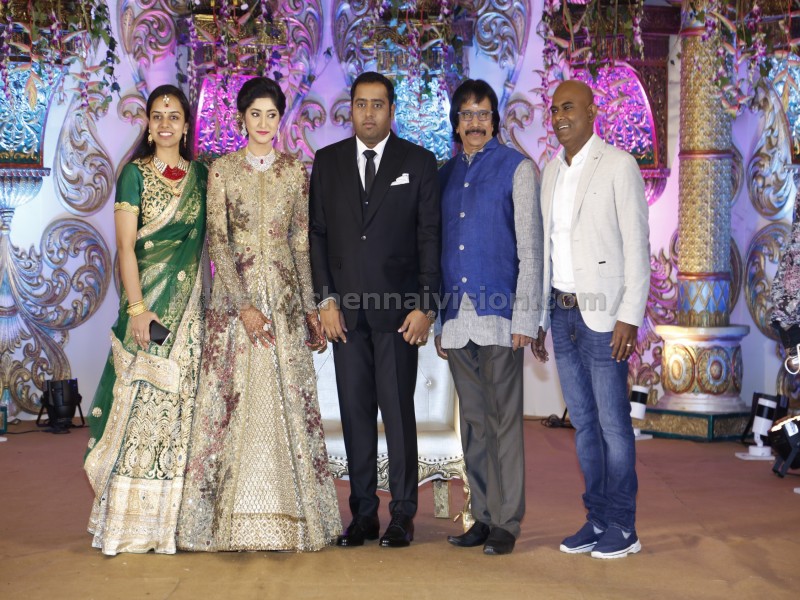 Producer Abinesh Elangovan - Nandhini Wedding Reception Stills