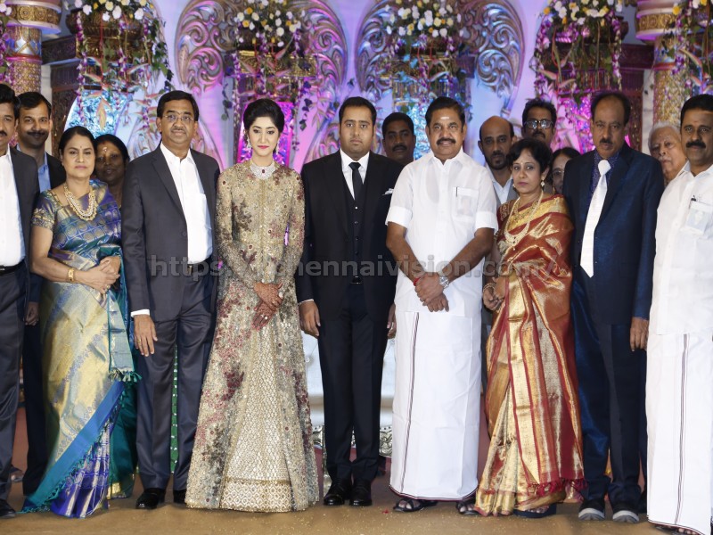 Producer Abinesh Elangovan - Nandhini Wedding Reception Stills