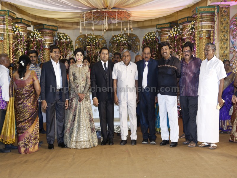 Producer Abinesh Elangovan - Nandhini Wedding Reception Stills