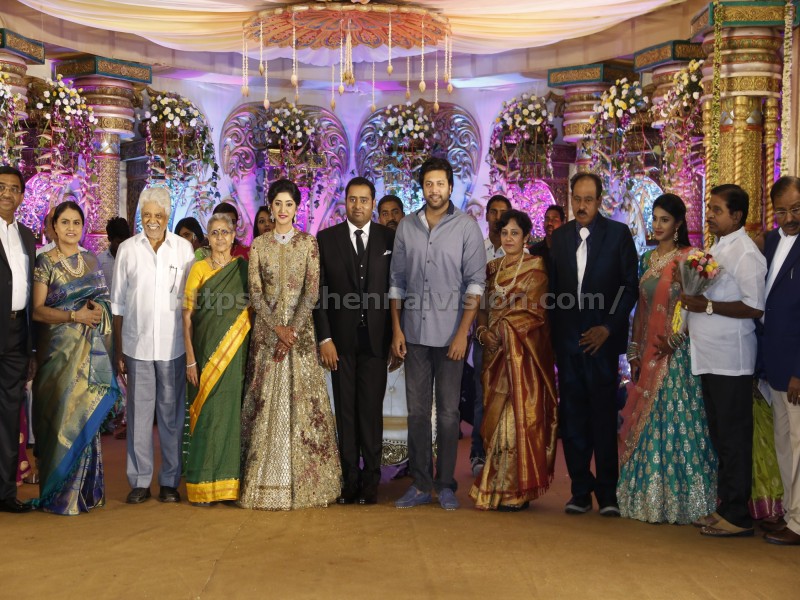 Producer Abinesh Elangovan - Nandhini Wedding Reception Stills