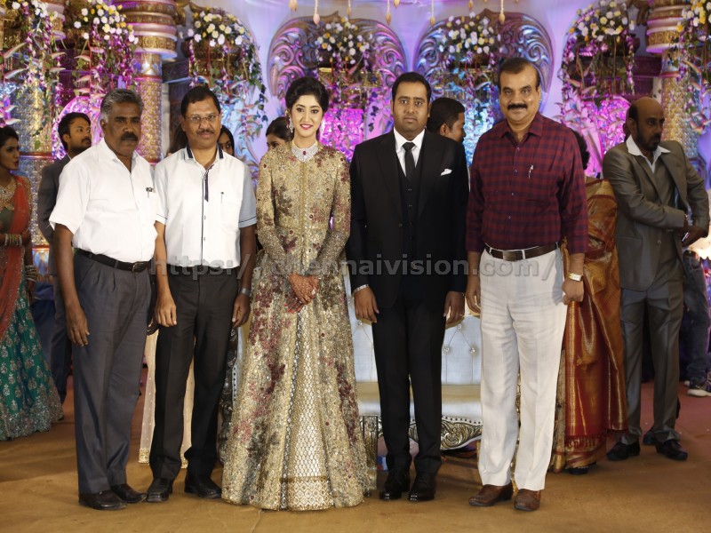 Producer Abinesh Elangovan - Nandhini Wedding Reception Stills