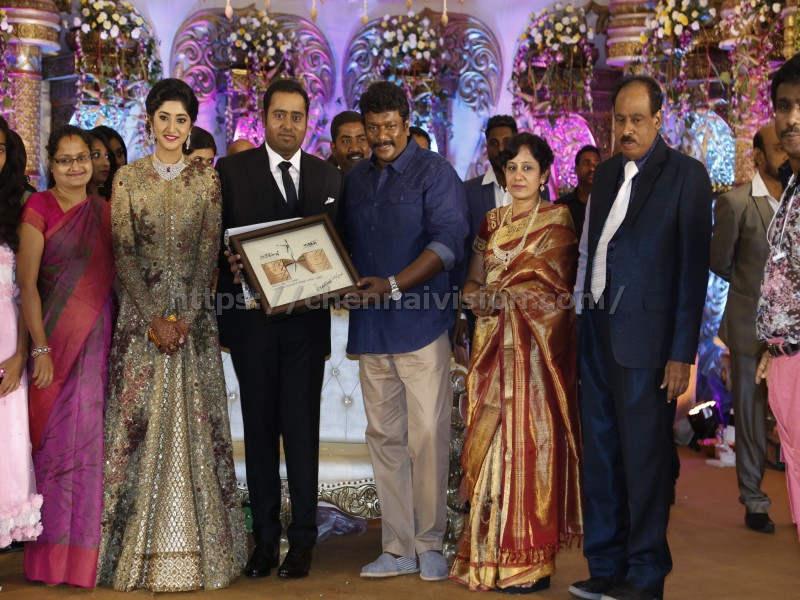 Producer Abinesh Elangovan - Nandhini Wedding Reception Stills