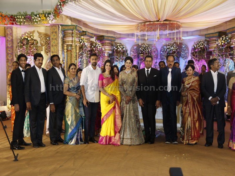 Producer Abinesh Elangovan - Nandhini Wedding Reception Stills