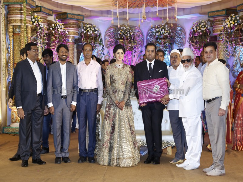 Producer Abinesh Elangovan - Nandhini Wedding Reception Stills