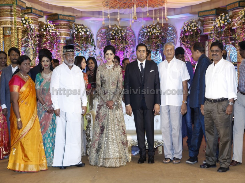 Producer Abinesh Elangovan - Nandhini Wedding Reception Stills