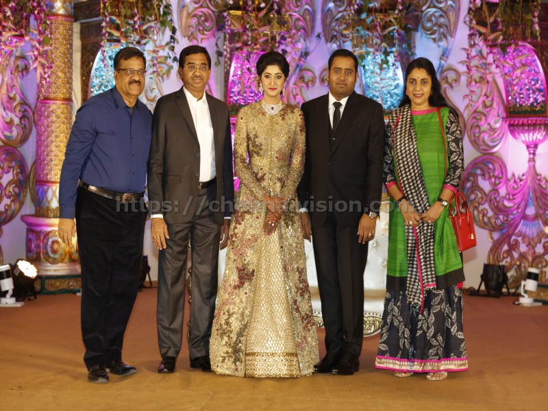 Producer Abinesh Elangovan - Nandhini Wedding Reception Stills