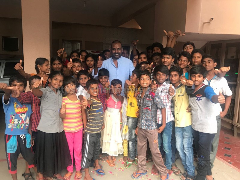 Raghava Lawrence Birthday celebration photos