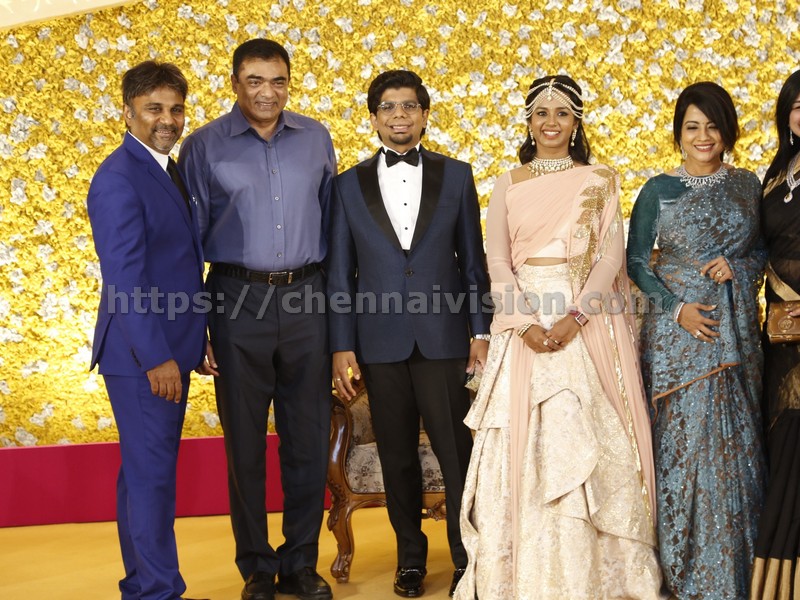 Chidambaram's Son N.Surya Chidambaram - Meenu Lakshmanan Wedding