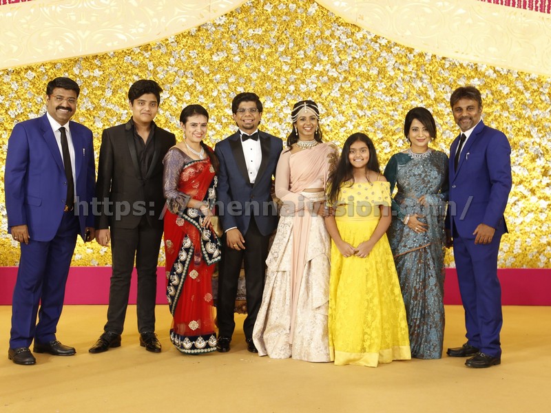 Chidambaram's Son N.Surya Chidambaram - Meenu Lakshmanan Wedding