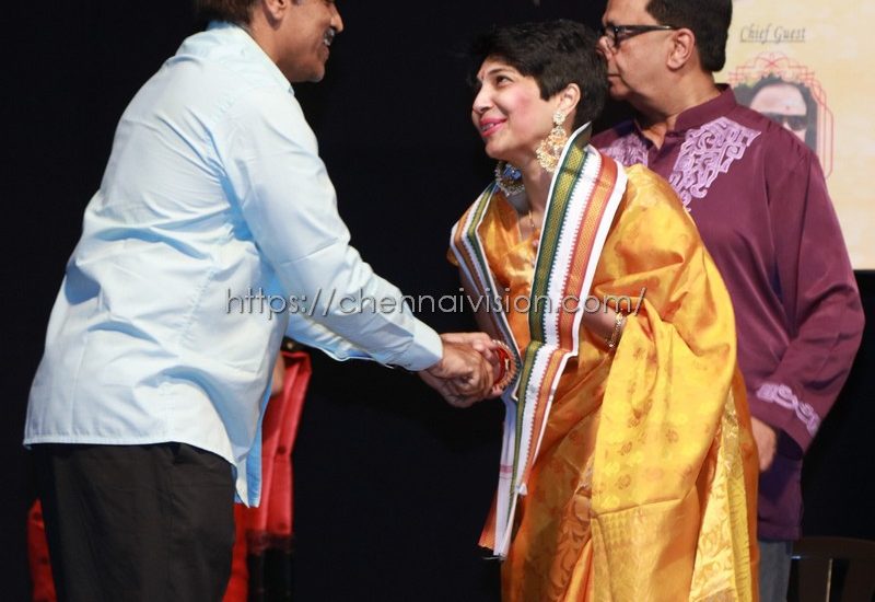 100th Show of Madhuvanthi Arun's Thillalangadi Moganambal Event Photos