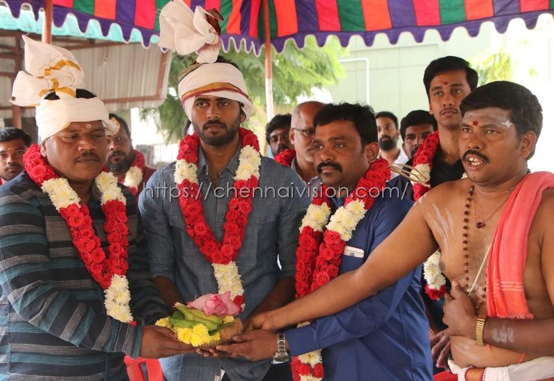 Actor Kathir New Movie Pooja Photos