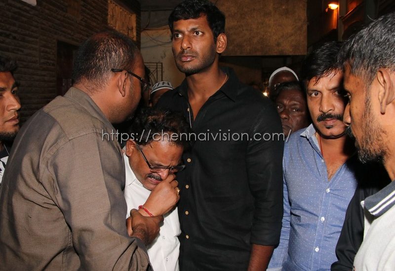 Actor Kaja Mohideen Final Funeral Photos