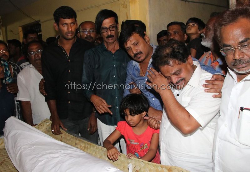 Actor Kaja Mohideen Final Funeral Photos