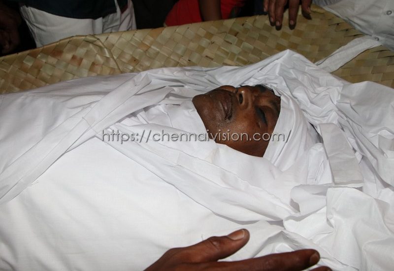 Actor Kaja Mohideen Final Funeral Photos