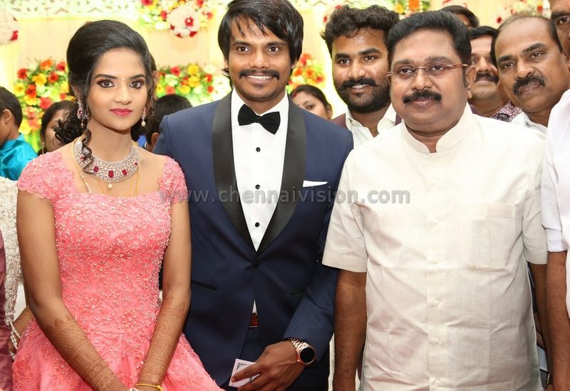 Esakki Kishore Weds Chandra Roshini Wedding Reception Photos