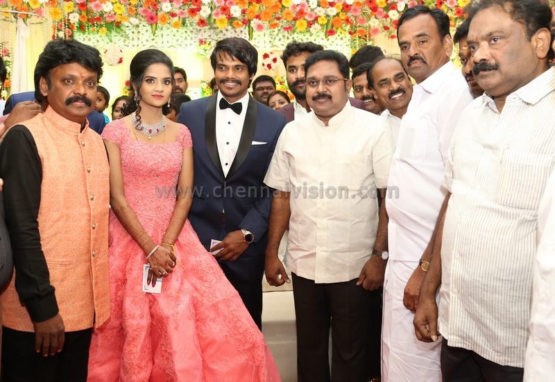 Esakki Kishore Weds Chandra Roshini Wedding Reception Photos