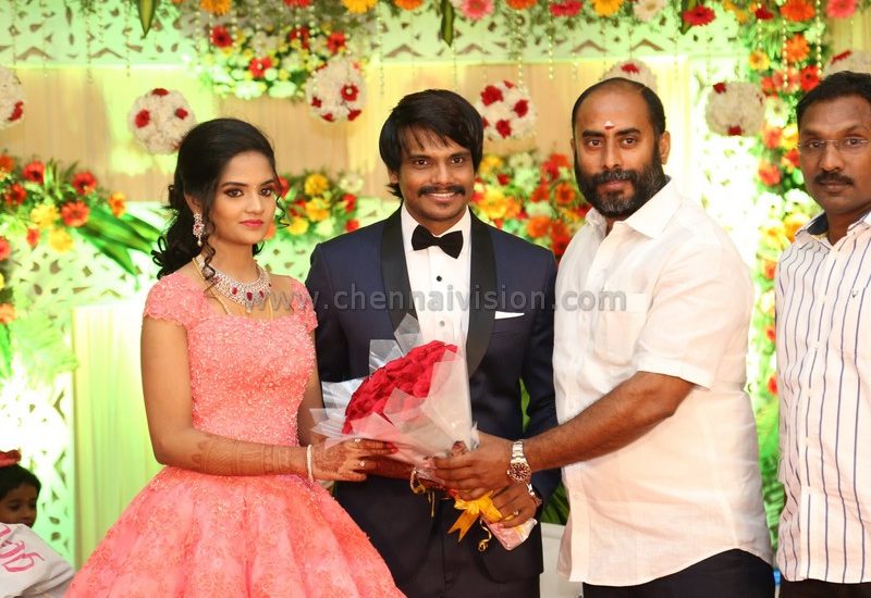 Esakki Kishore Weds Chandra Roshini Wedding Reception Photos