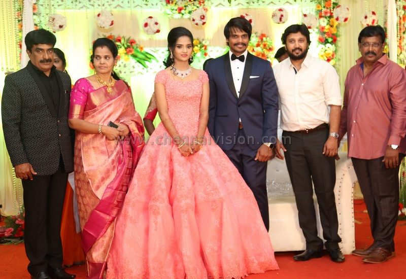 Esakki Kishore Weds Chandra Roshini Wedding Reception Photos