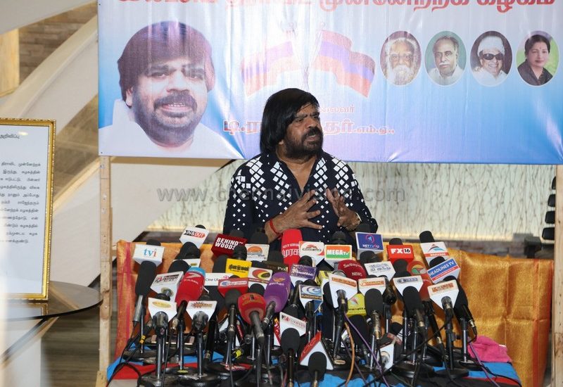 T Rajendar Press Meet Photos