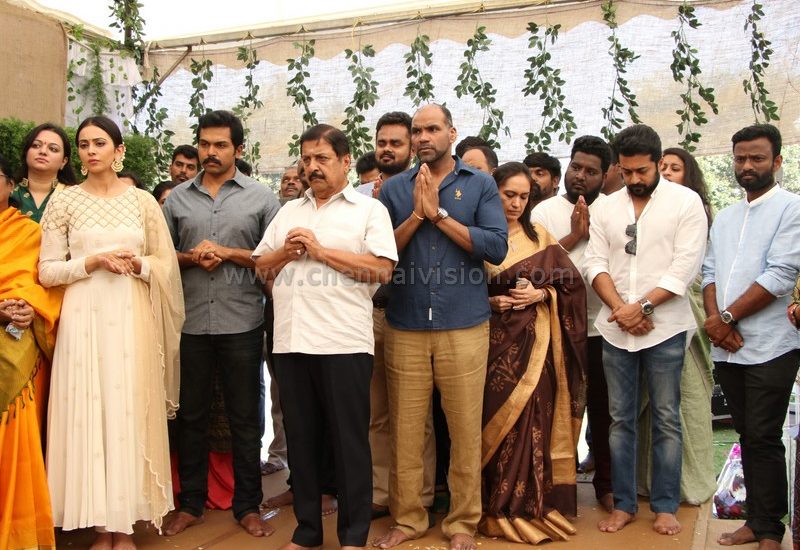 KARTHI-17 Tamil Movie Pooja Photos